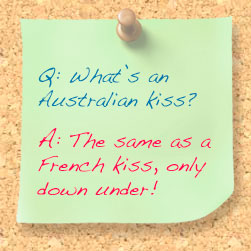 australian kiss